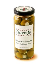 Herb & Garlic Stuffed California Olives