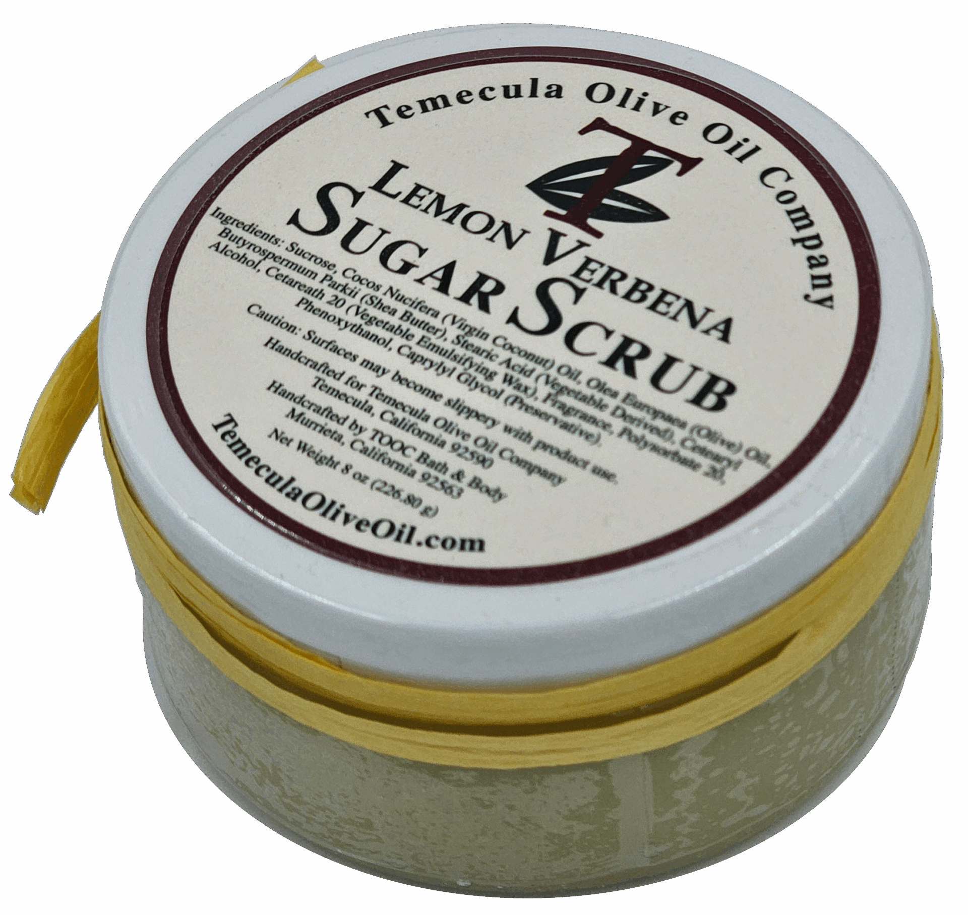 Lemon Verbena Olive Oil Sugar Scrub