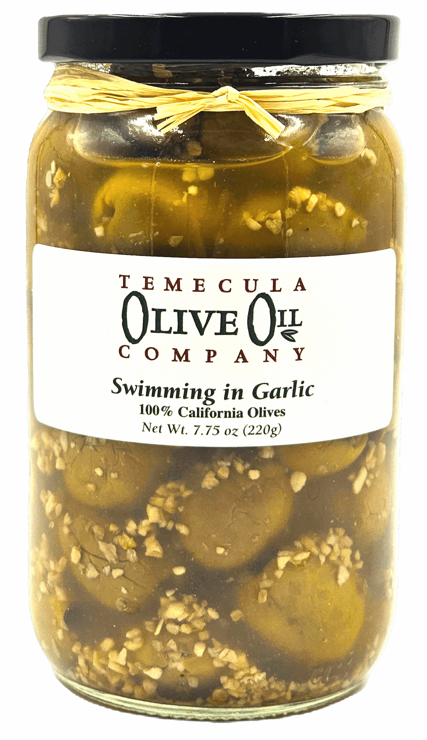 Swimming in Garlic Olives