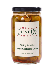 Spicy Garlic Stuffed Olives with Chilis