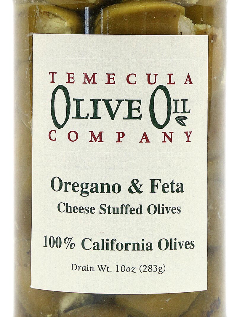 Olives Oregano and Feta Cheese Temecula Olive Oil Company