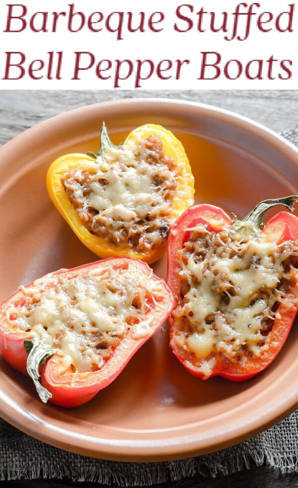BBQ Stuffed Bell Pepper Boats Recipe