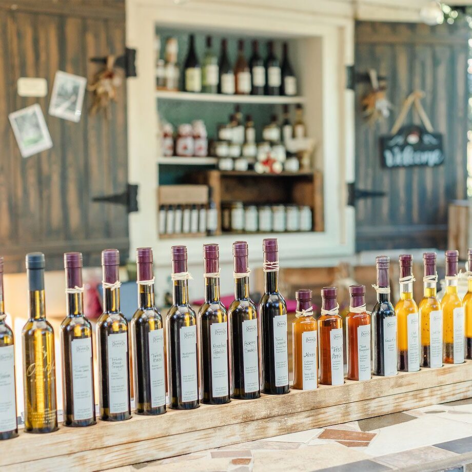 Tasting Bar Olive Oil & Vinegar Tasting Bar at the Ranch