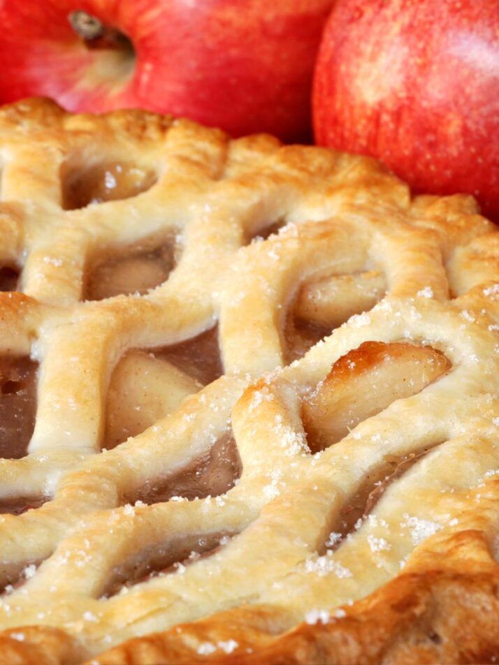 Apple Pie Made With TOOC Olive Oil Crust Recipe