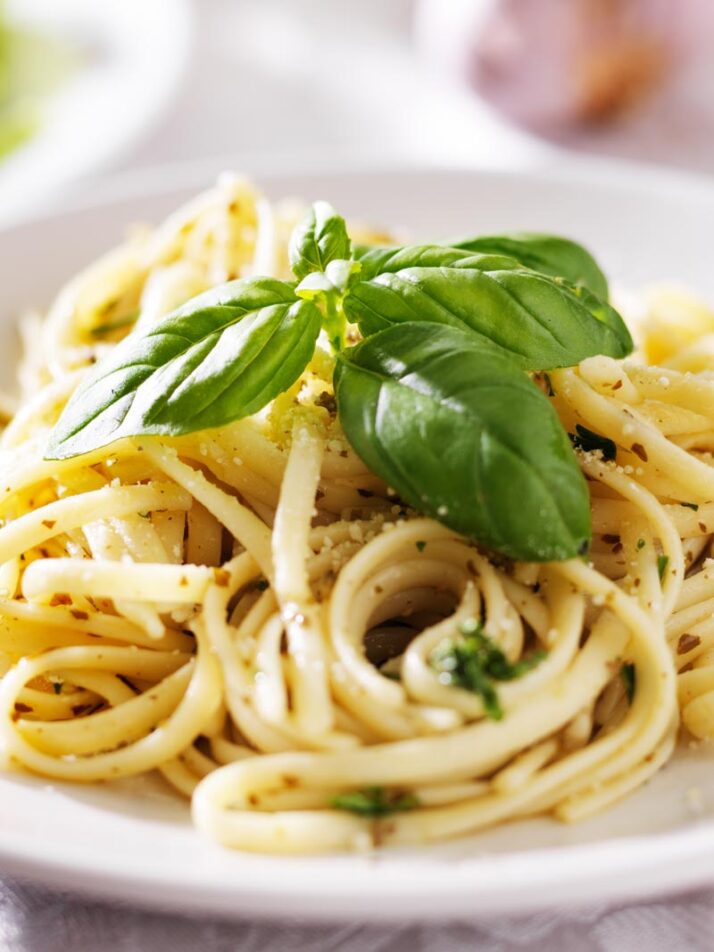 Fettuccine with Cashew Mint and Cilantro Pesto Fettuccine with Cashew Mint and Cilantro Pesto Recipe