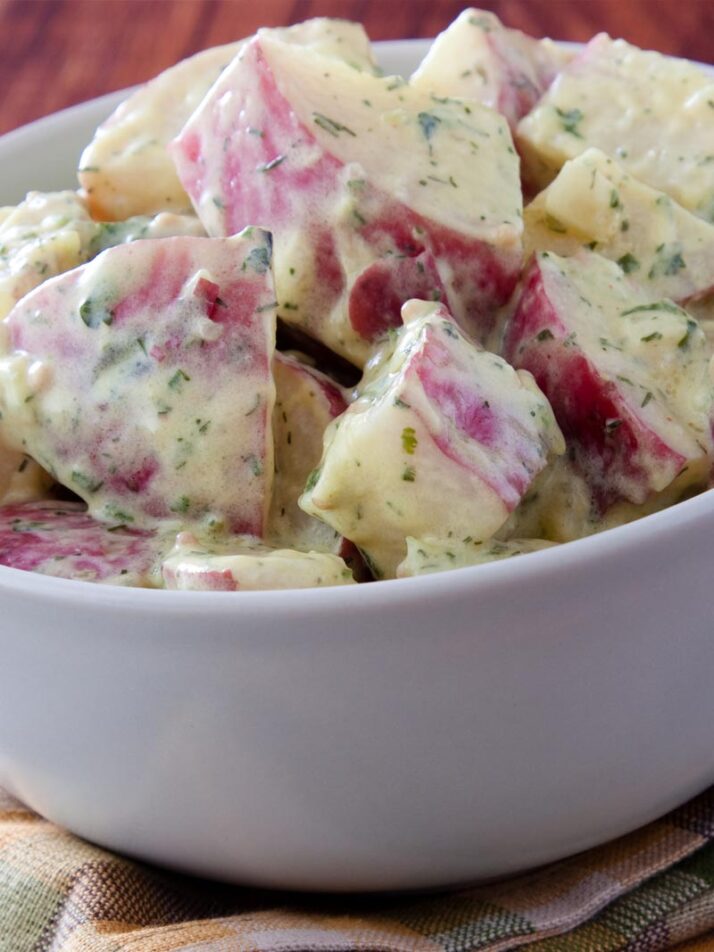 Honey Truffle Mustard Potato Salad Honey Truffle Mustard Potato Salad Recipe