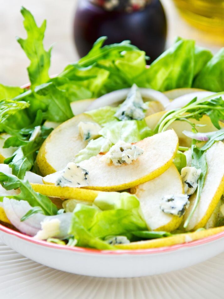 Pear & Bleu Cheese Salad Pear & Bleu Cheese Salad Recipe
