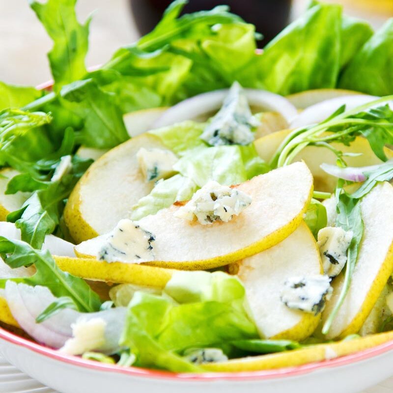Pear & Bleu Cheese Salad Pear & Bleu Cheese Salad Recipe