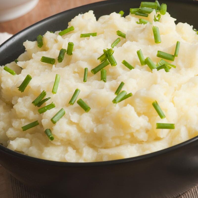Potatoes with Chives and Garlic Potatoes with Chives and Garlic Recipe