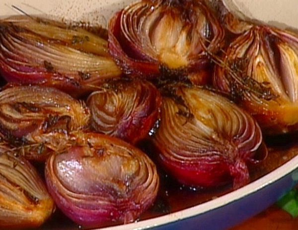 Roasted Onions Agrodolce