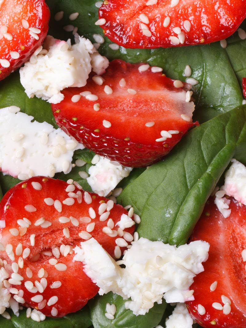 Strawberry, Fig & Basil Salad - Temecula Olive Oil Company