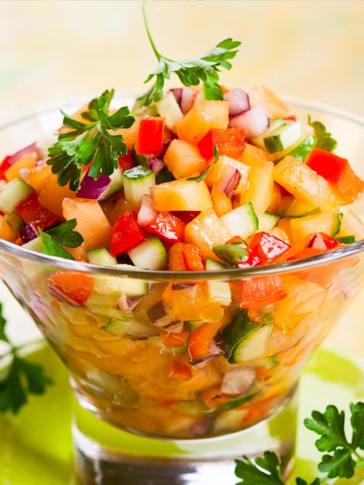 Strawberry and Cucumber Salsa Strawberry and Cucumber Salsa Recipe