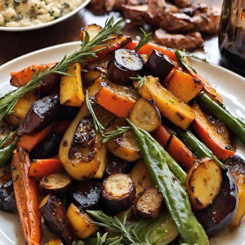 Balsamico Bianco with Honey Roasted Vegetables