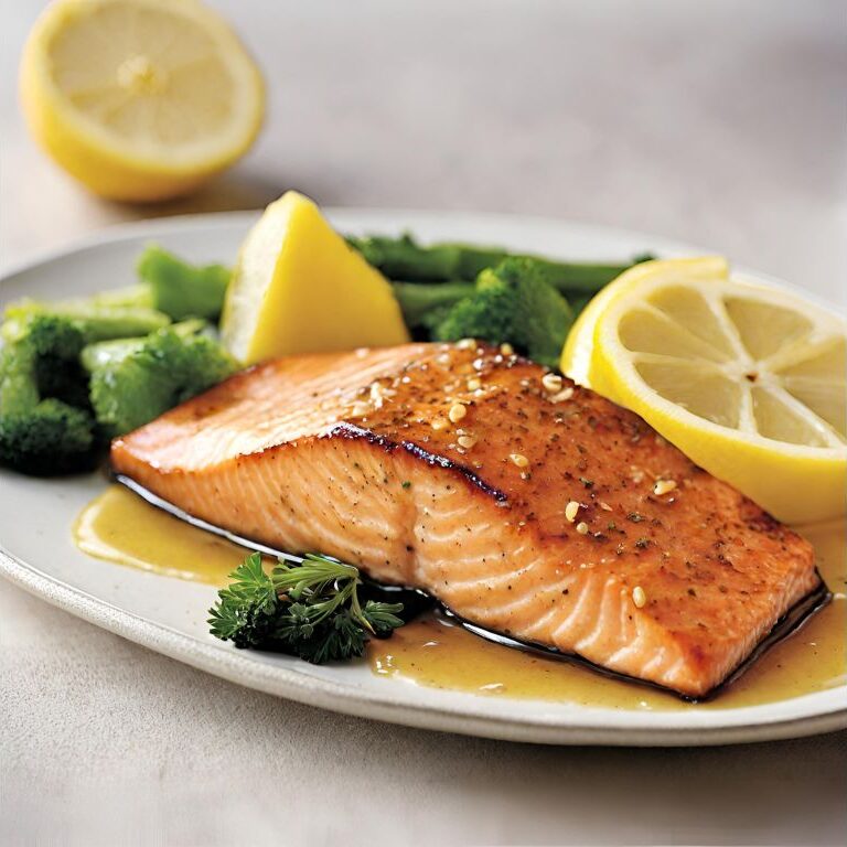 Lemon-Honey Glazed Salmon - Temecula Olive Oil Company