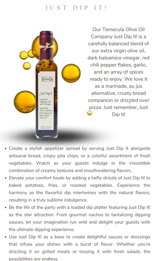 just dip it article