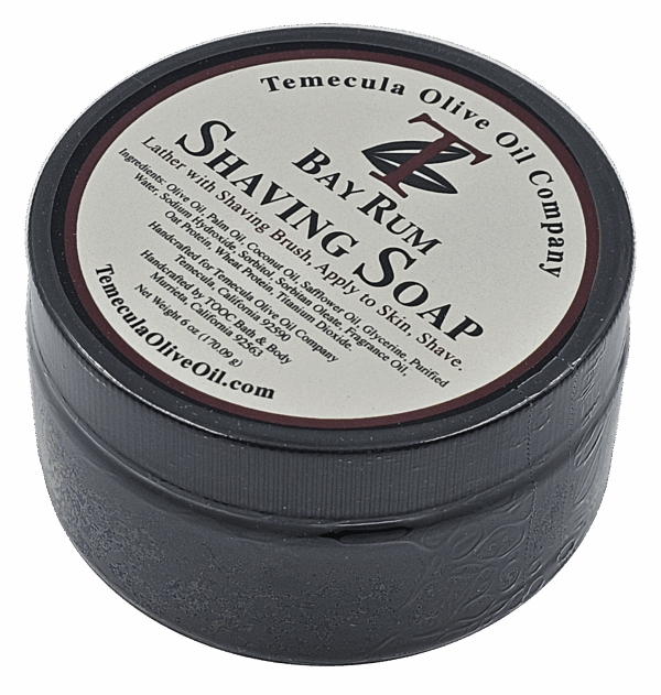 Bay Rum Olive Oil Shaving Soap