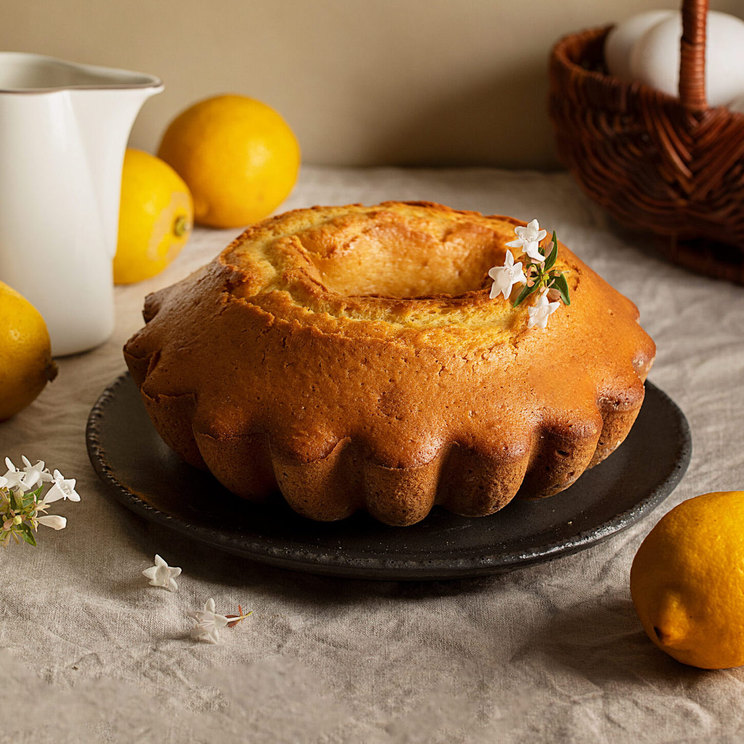 Honey Lemon Olive Oil Cake