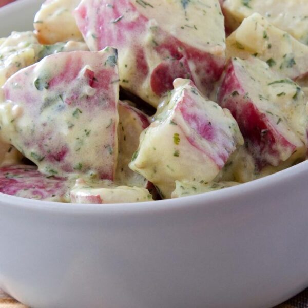 Honey Truffle Mustard Potato Salad