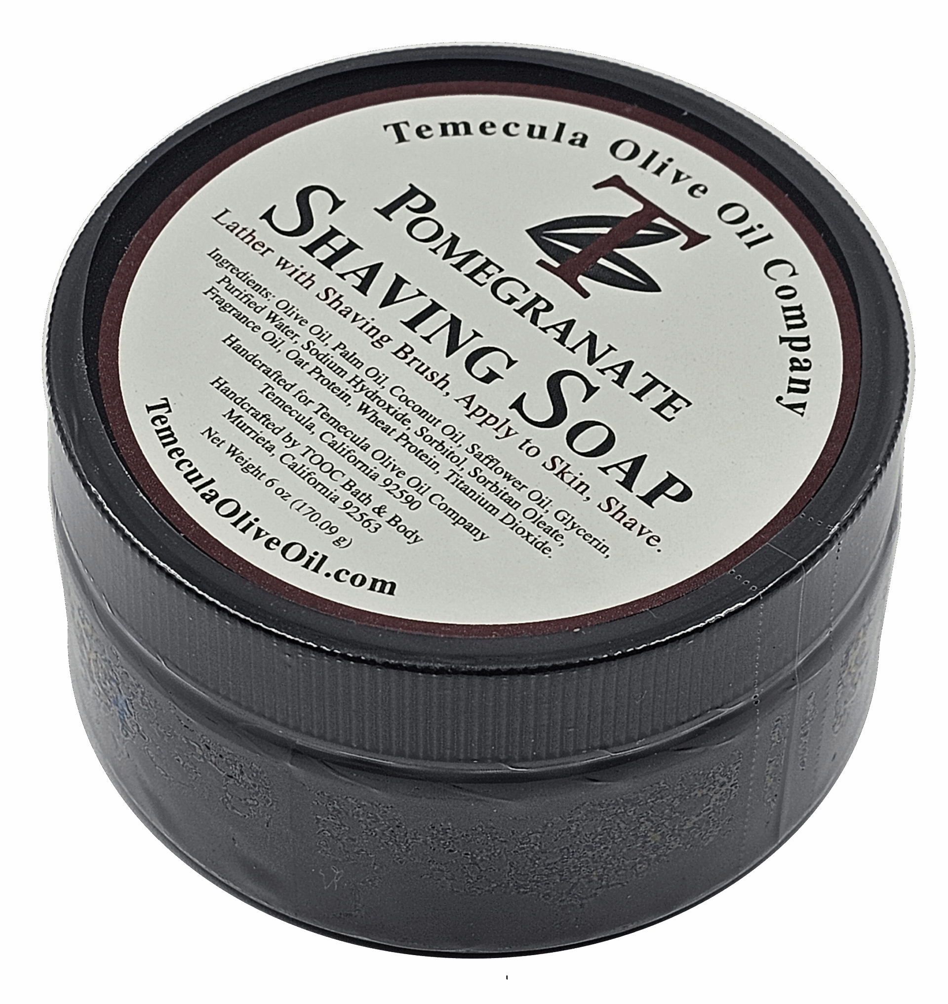 Pomegranate Olive Oil Shaving Soap