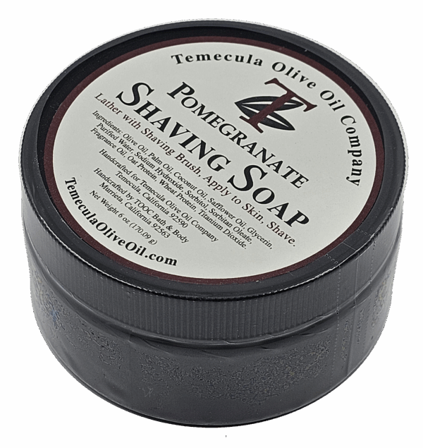 Pomegranate Olive Oil Shaving Soap