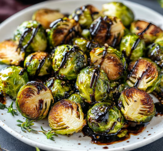Balsamic Glazed Brussels Sprouts