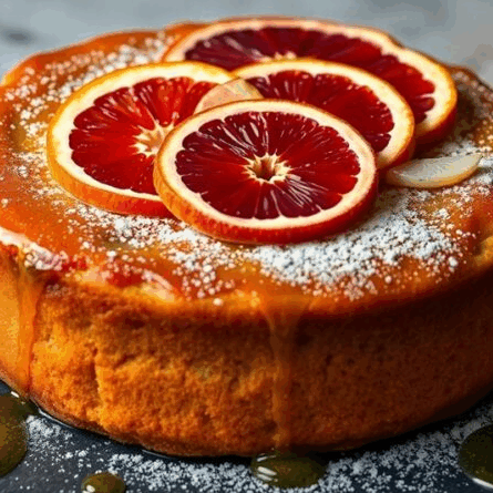 Blood Orange Citrus Olive Oil Cake