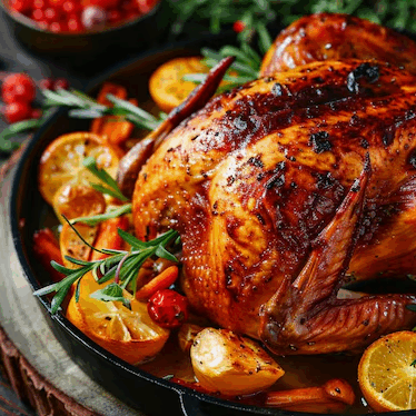 Herb Roasted Turkey with Citrus and Rosemary