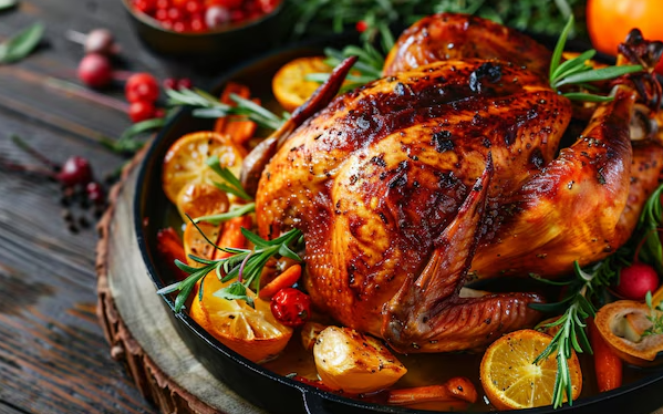 Herb Roasted Turkey with Citrus and Rosemary