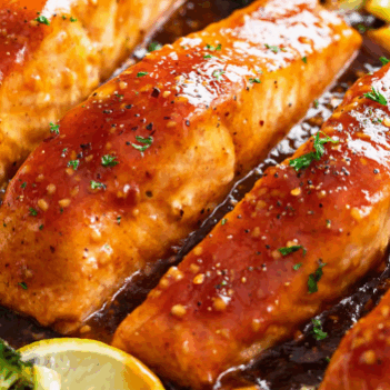 Lemon-Honey Glazed Salmon