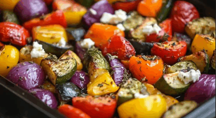 Oregano Olive Oil Roasted Vegetables