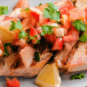 Blood Orange & Jalapeno Mahi Mahi