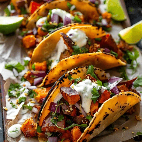 Black Bean and Sweet Potato Tacos